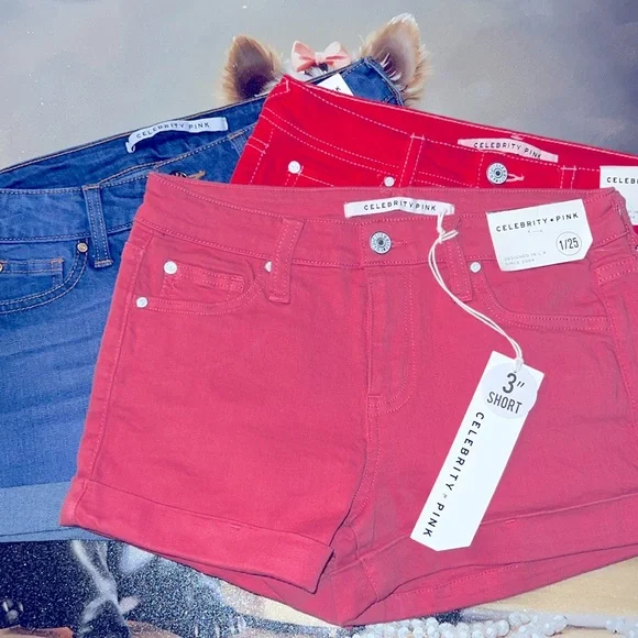 $20 sale for 3 Celebrity Pink Shorts sizes 1, or 7 - Picture 4 of 11